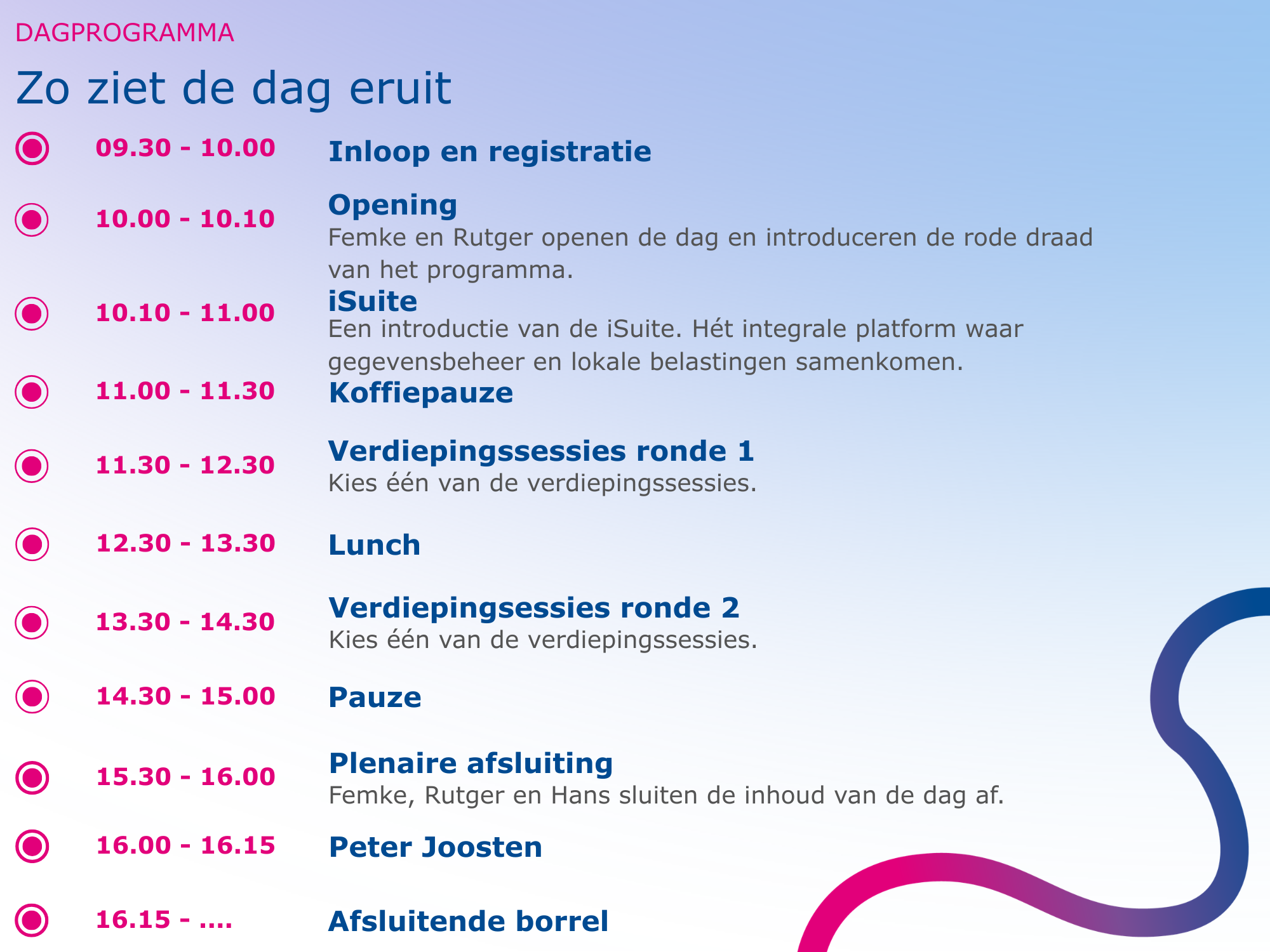 dagprogramma